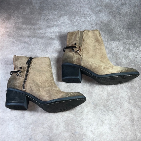 EUC Donald J Pliner Western Couture Collection Women US 8M Tan Brown Ankle Boot - Picture 8 of 15